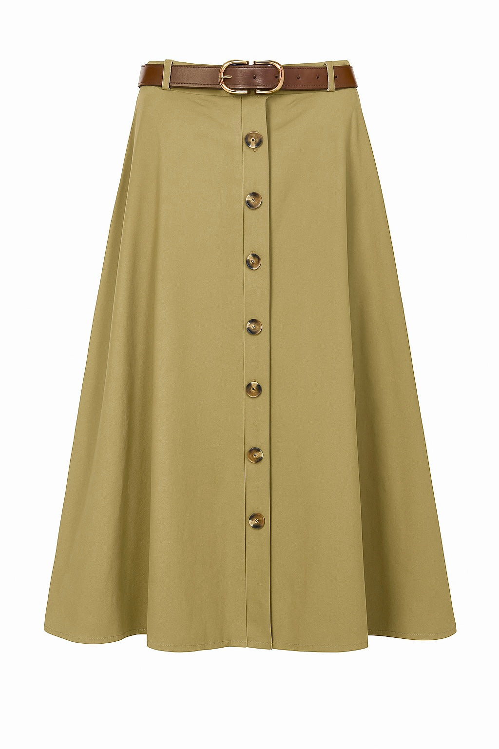 Jupe lin small - Olive