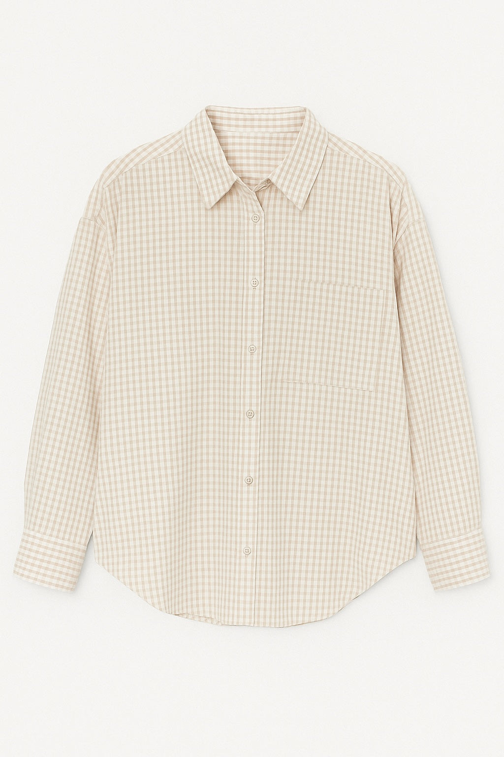 Chemise carreaux - Beige